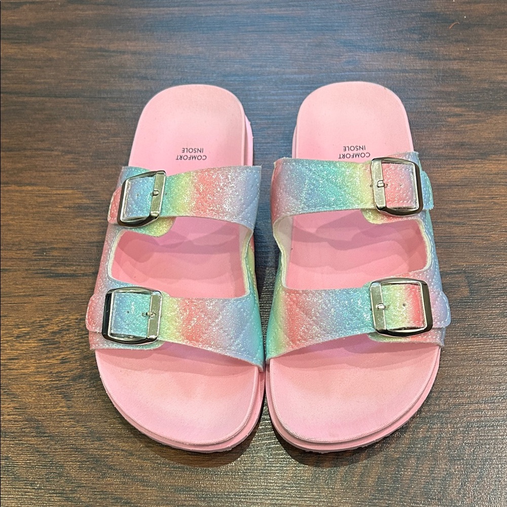 Girl’s Elli by Capelli Double Strap Sandals Sz 1/2